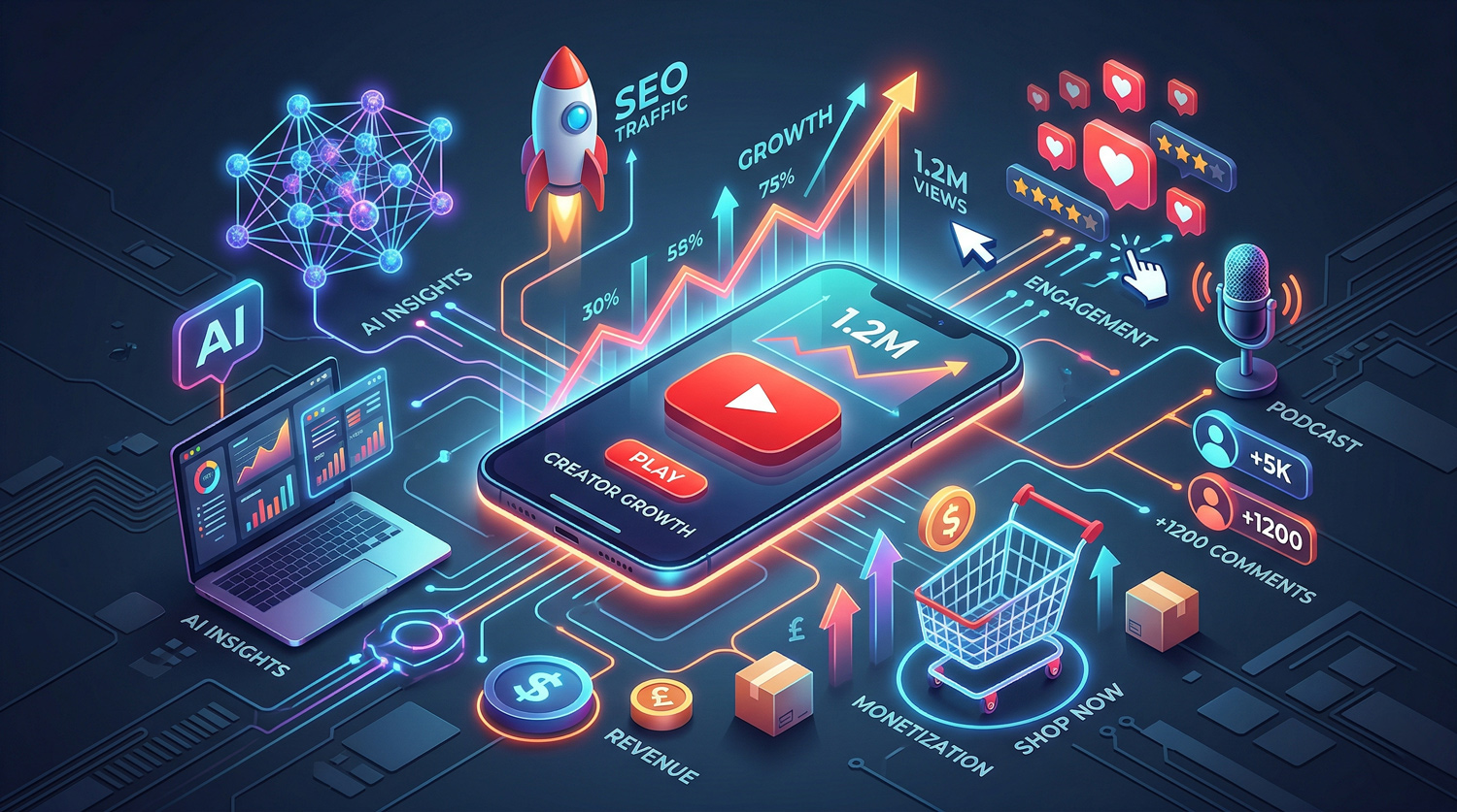 Dikkatten Aksiyona: YouTube'da İçerik Üreticisi Odaklı Büyüme Stratejisi